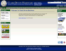 Tablet Screenshot of clarkdevon.com